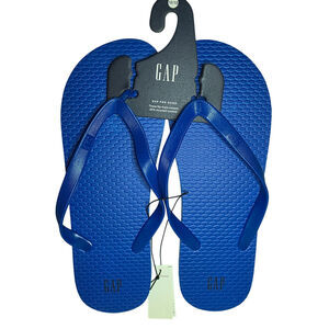 GAP Flip Flop Sandals Men's Size 12/13 Royal Blue Summer Shoes NEW